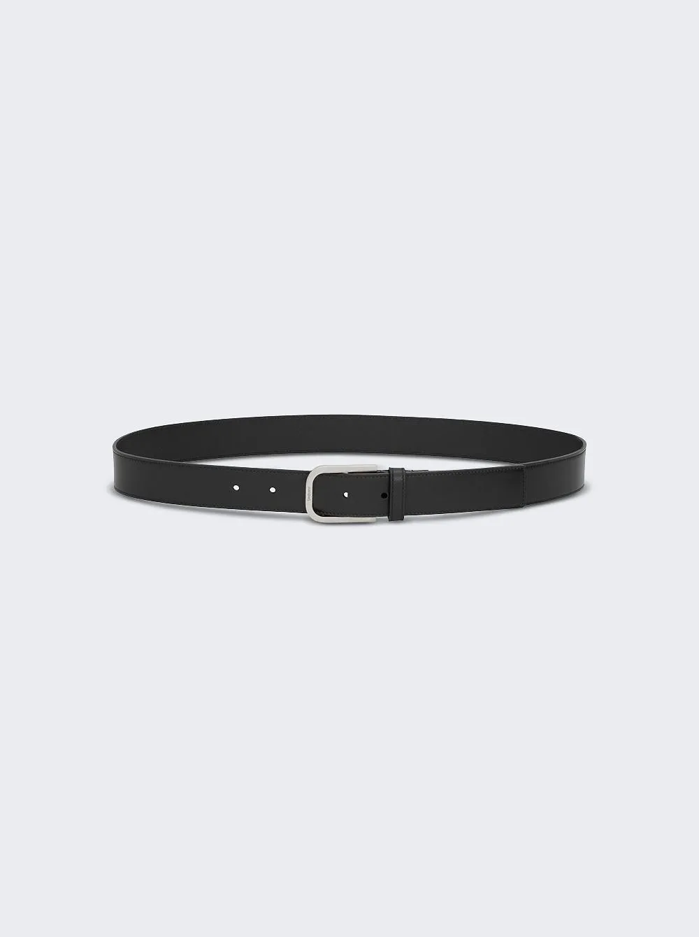 Saint Laurent Smooth Leather Minimal Belt
