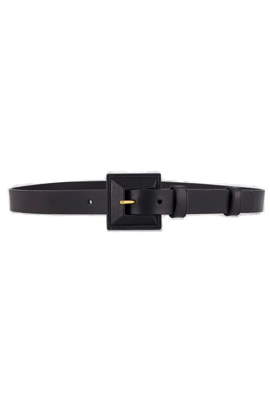 Saint Laurent Squared Buckled Belt