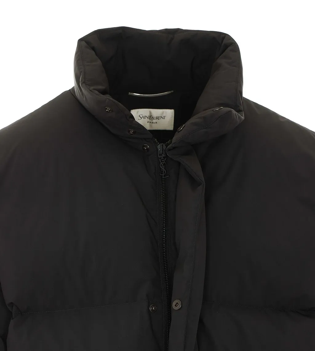 Saint Laurent Stand-Collar Down Jacket