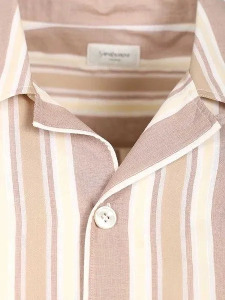 Saint Laurent Striped Button-Up Shirt