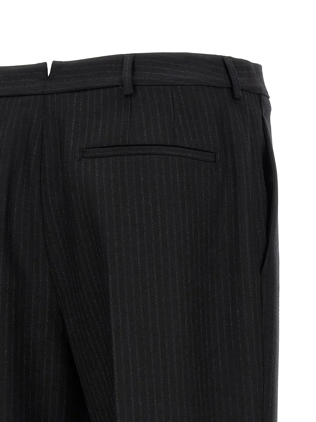 Saint Laurent Striped Slim-Fit Trousers