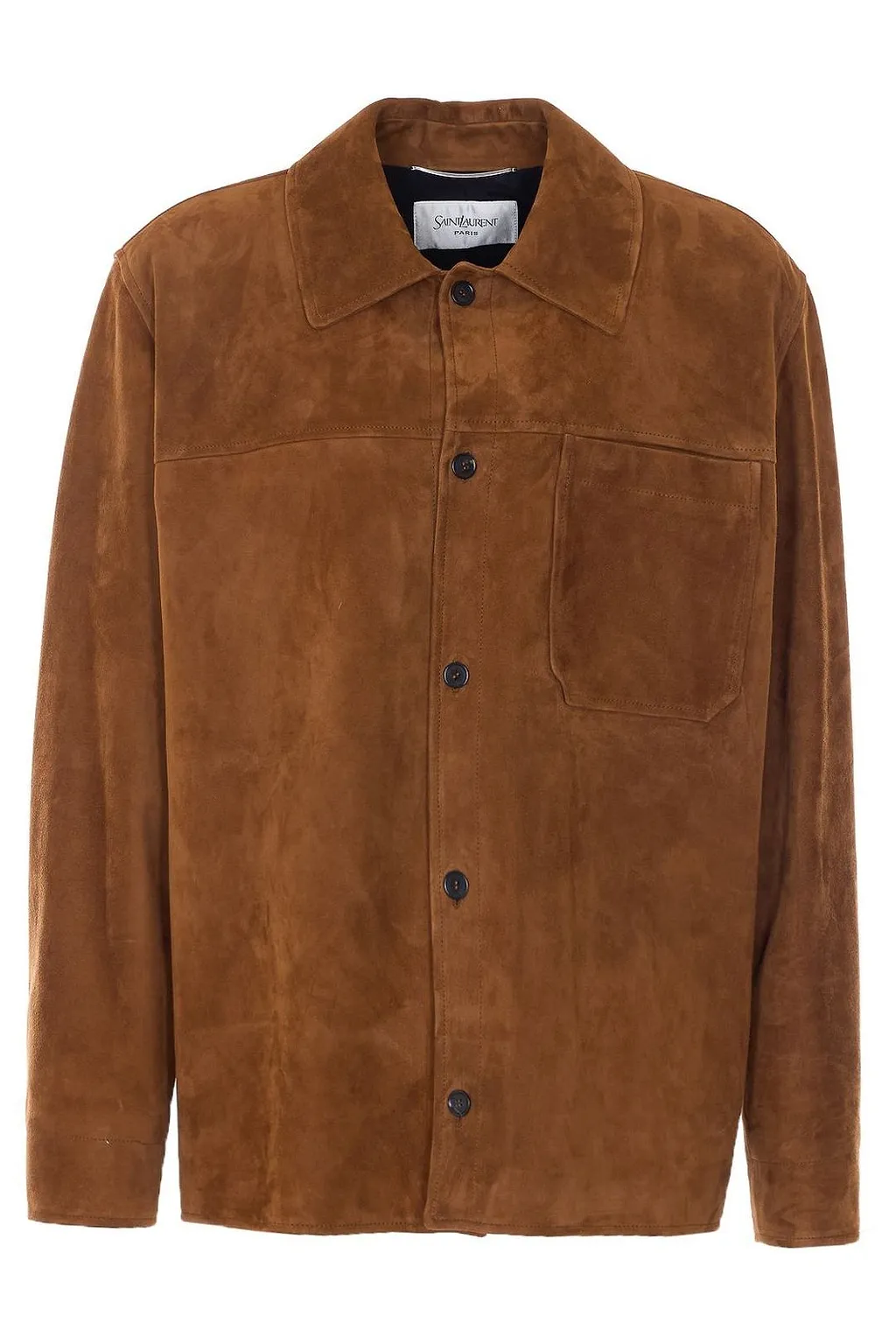 Saint Laurent Button-Up Long-Sleeved Overshirt