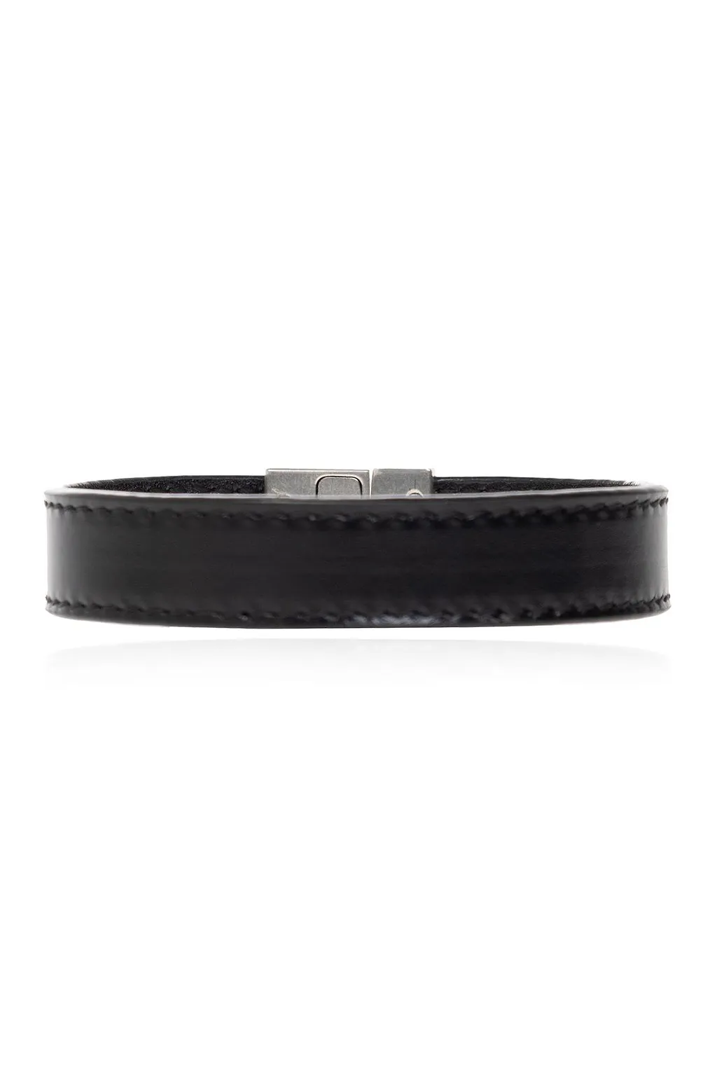 Saint Laurent Logo Engraved Stud Bracelet