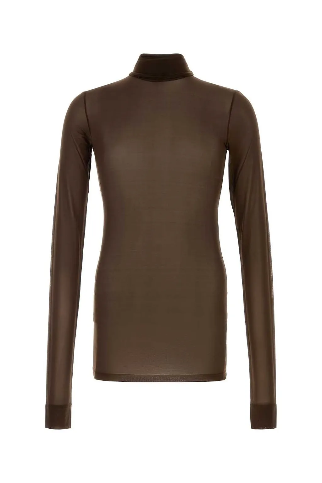 Turtleneck Long-Sleeved Top