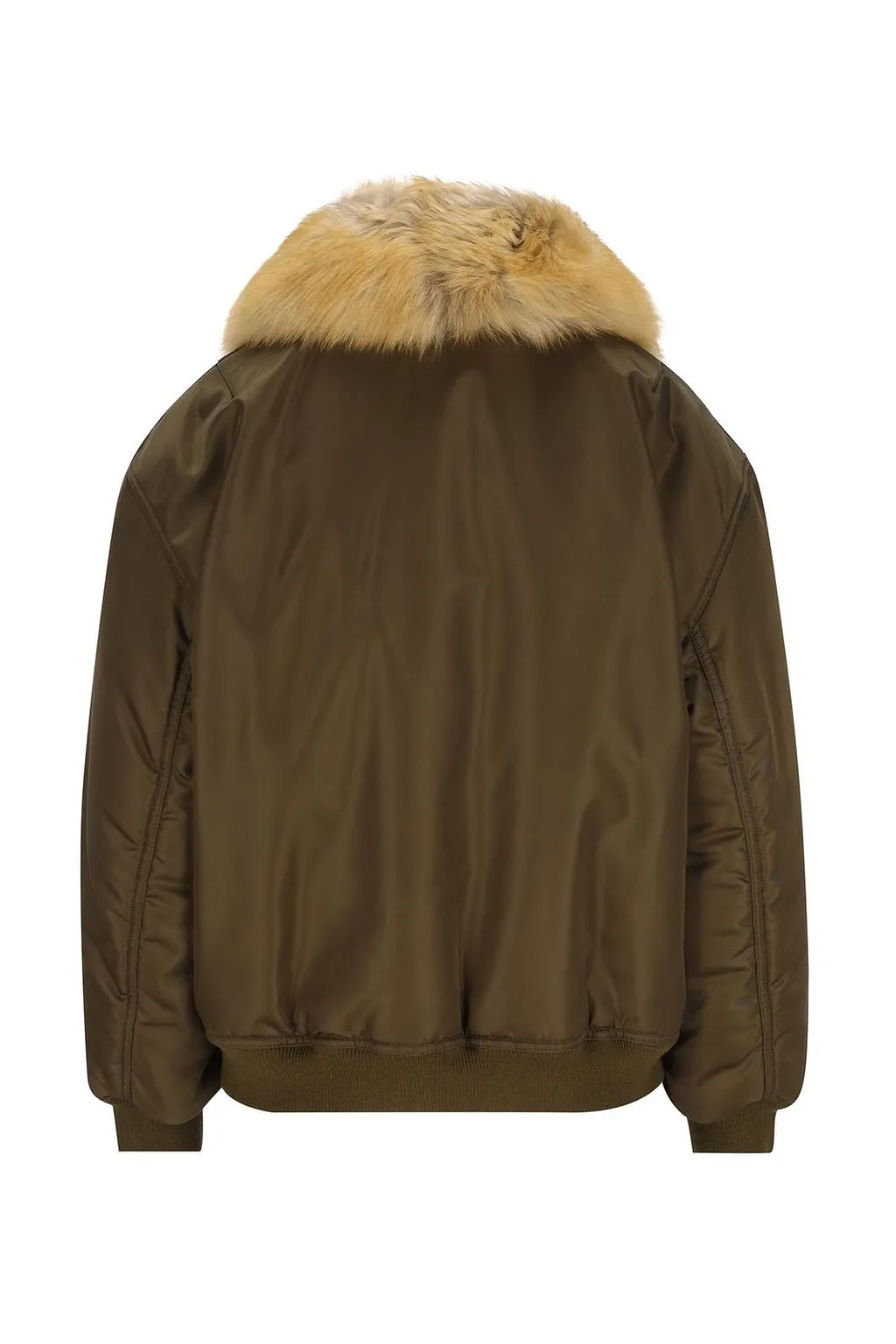 Saint Laurent Zip-Up Long-Sleeved Coat