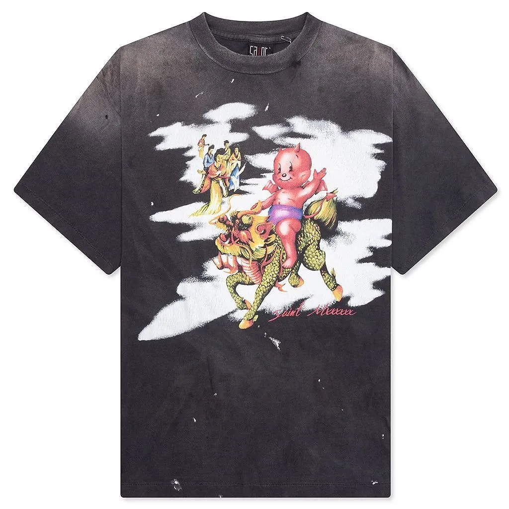 Saint Michael Damaged Short Sleeve T-Shirt