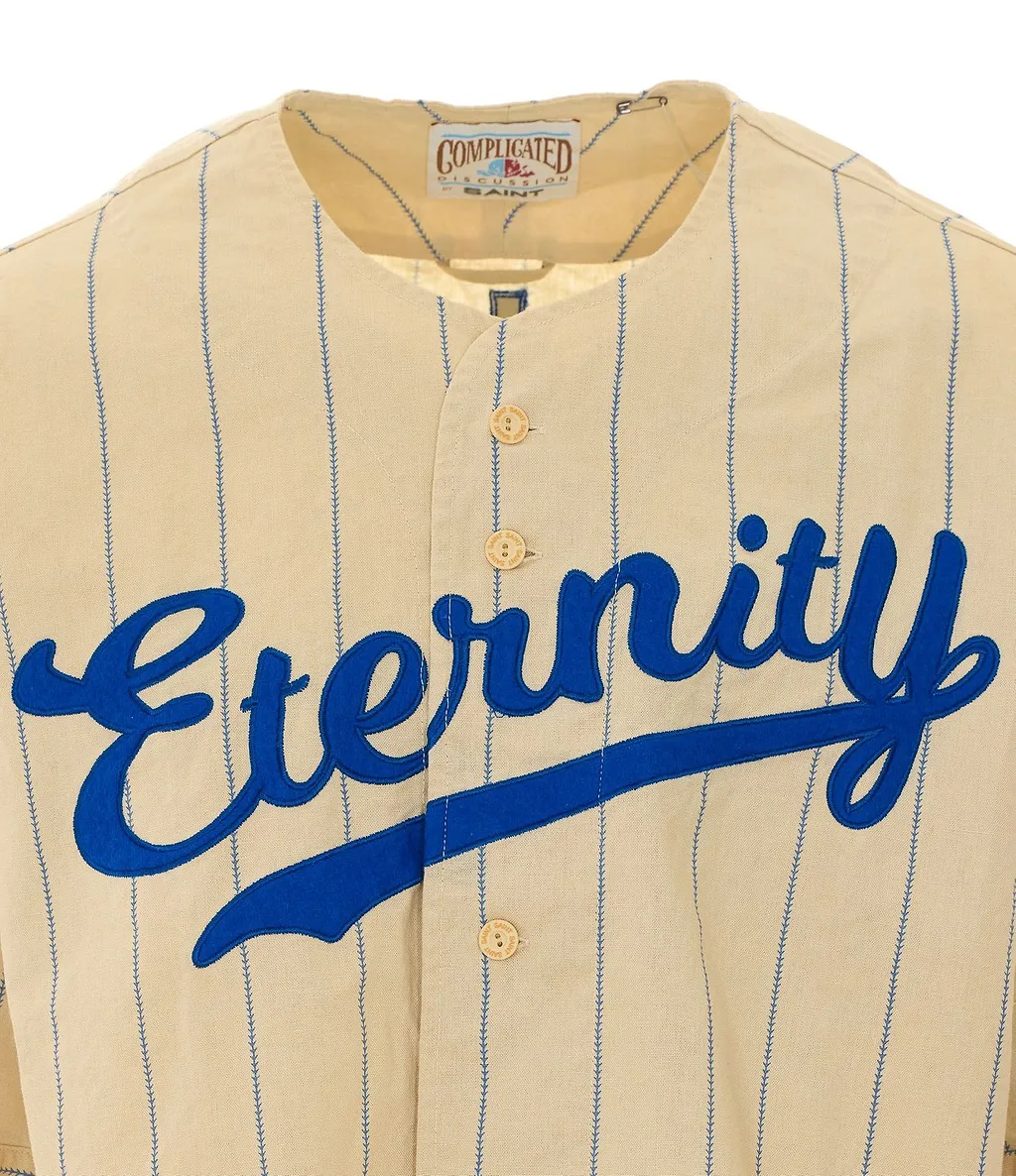 Saint Mxxxxxx Eternity Striped Baseball Shirt