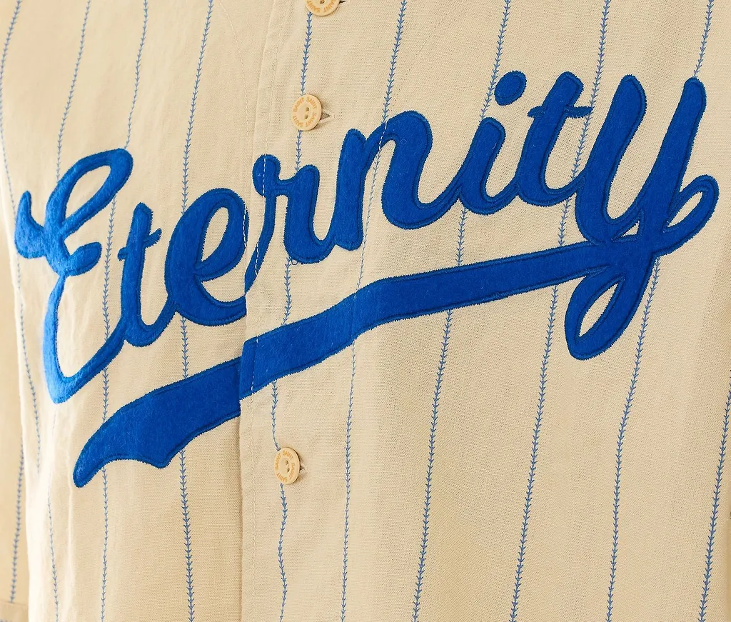 Saint Mxxxxxx Eternity Striped Baseball Shirt