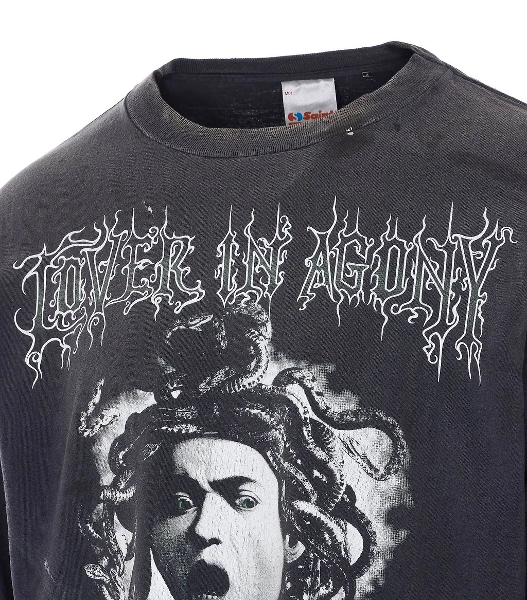 Saint Mxxxxxx Graphic Long Sleeve T-Shirt