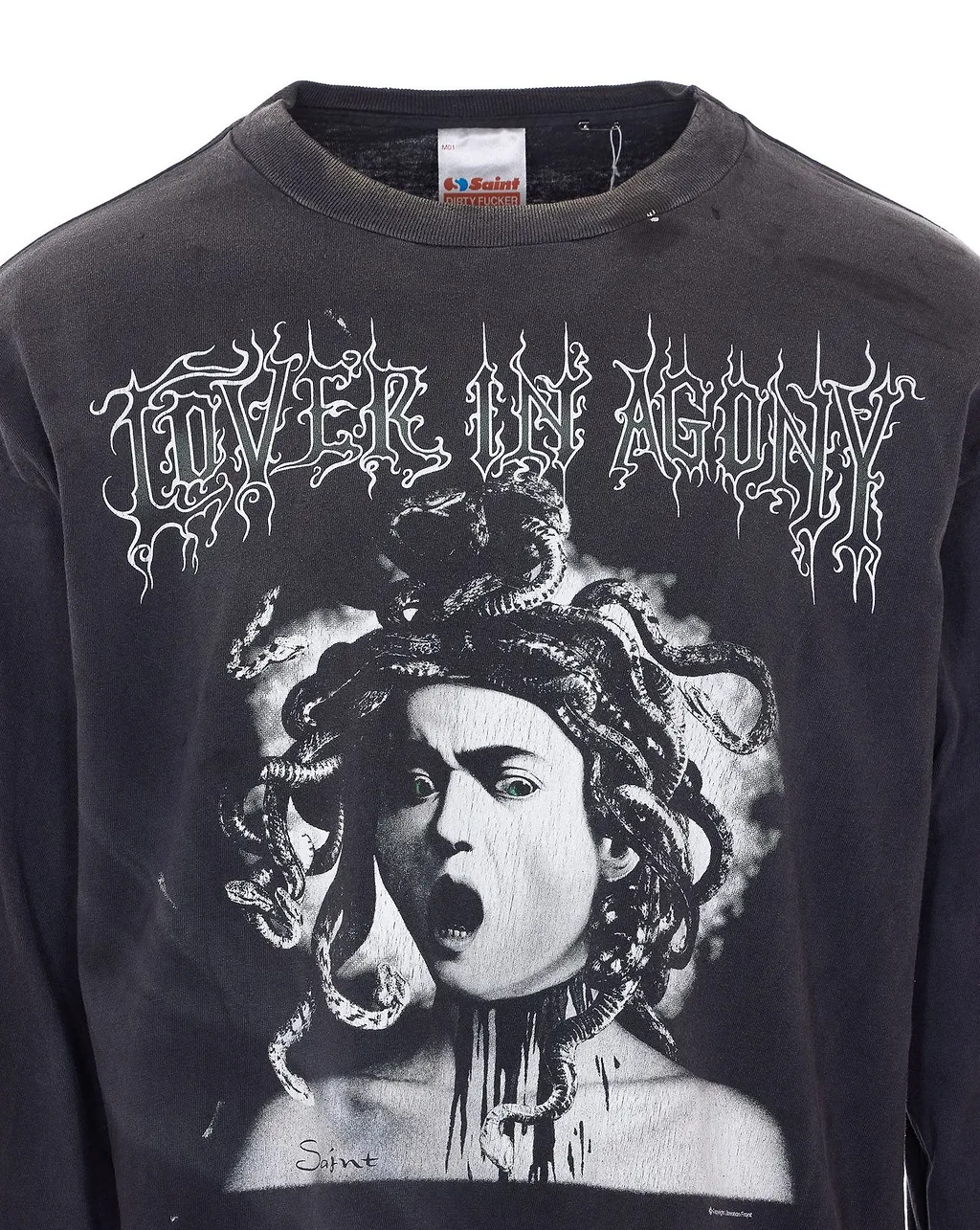 Saint Mxxxxxx Graphic Long Sleeve T-Shirt