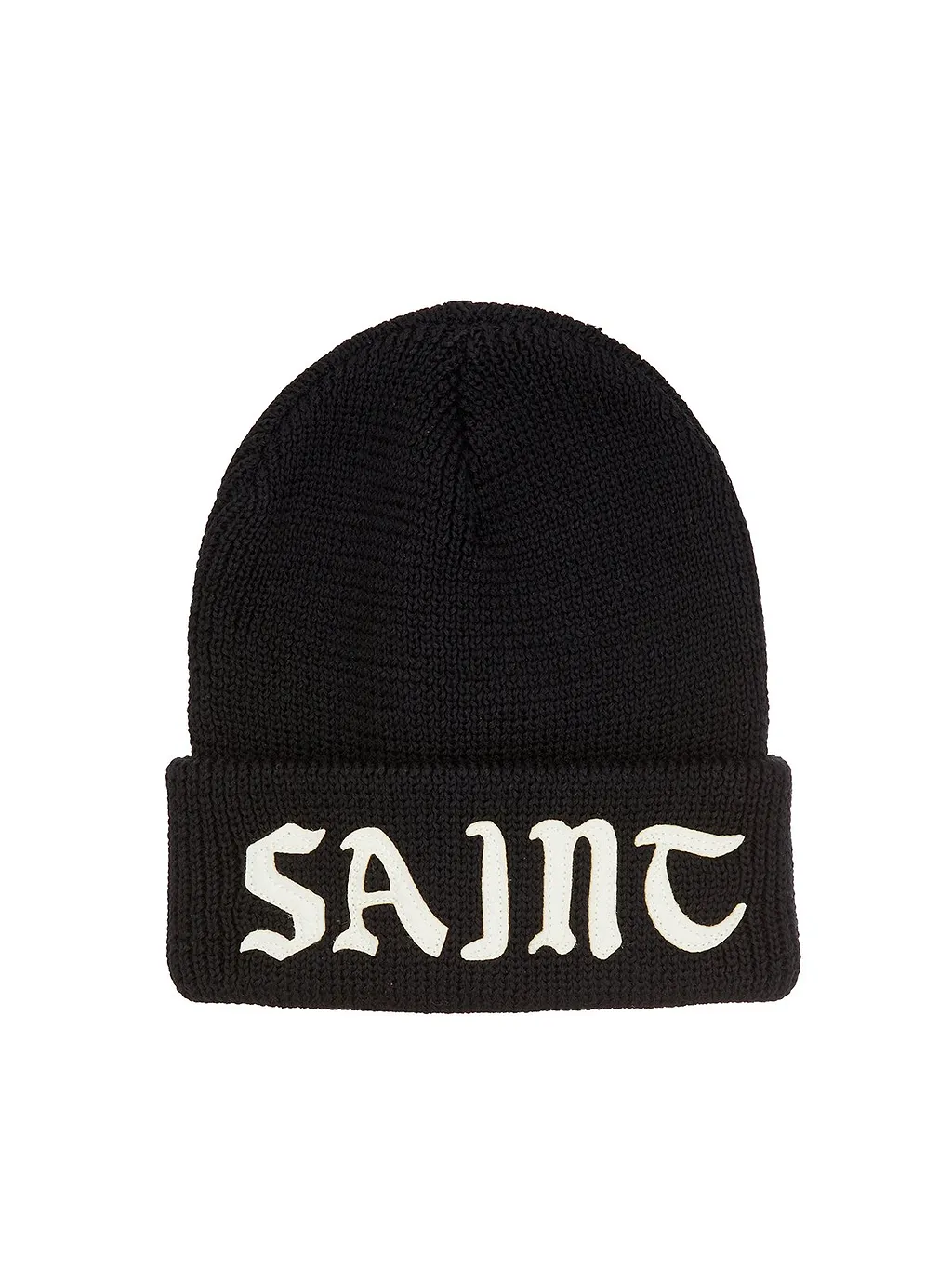 Saint Mxxxxxx Logo Embroidered Knitted Beanie
