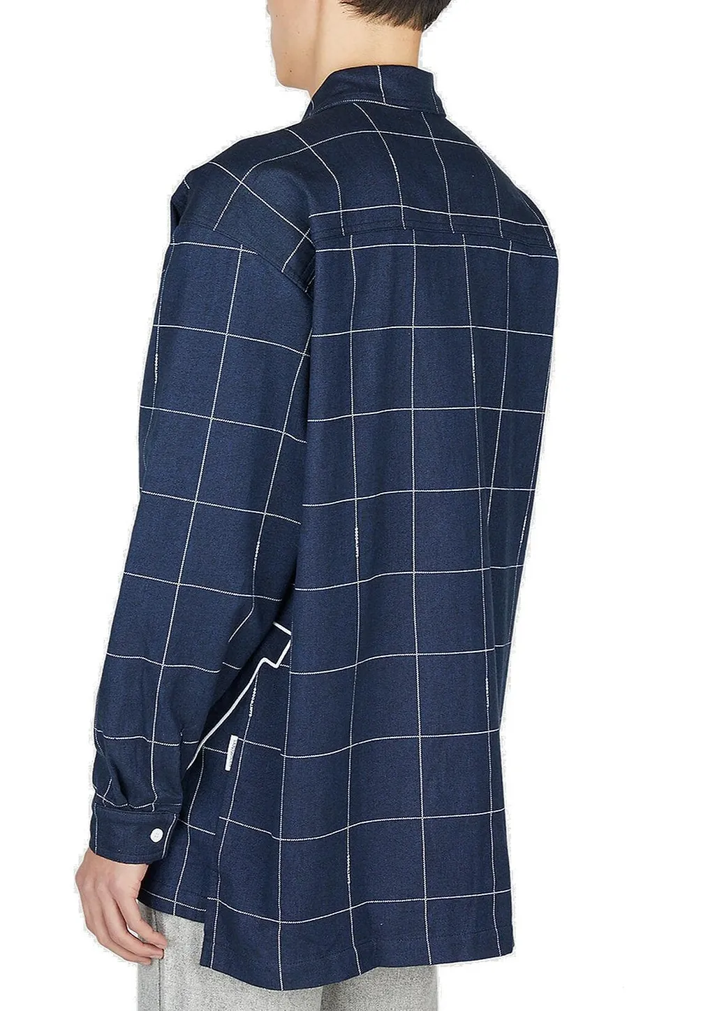 Saintwoods Checked Buttoned Flannel Shirt