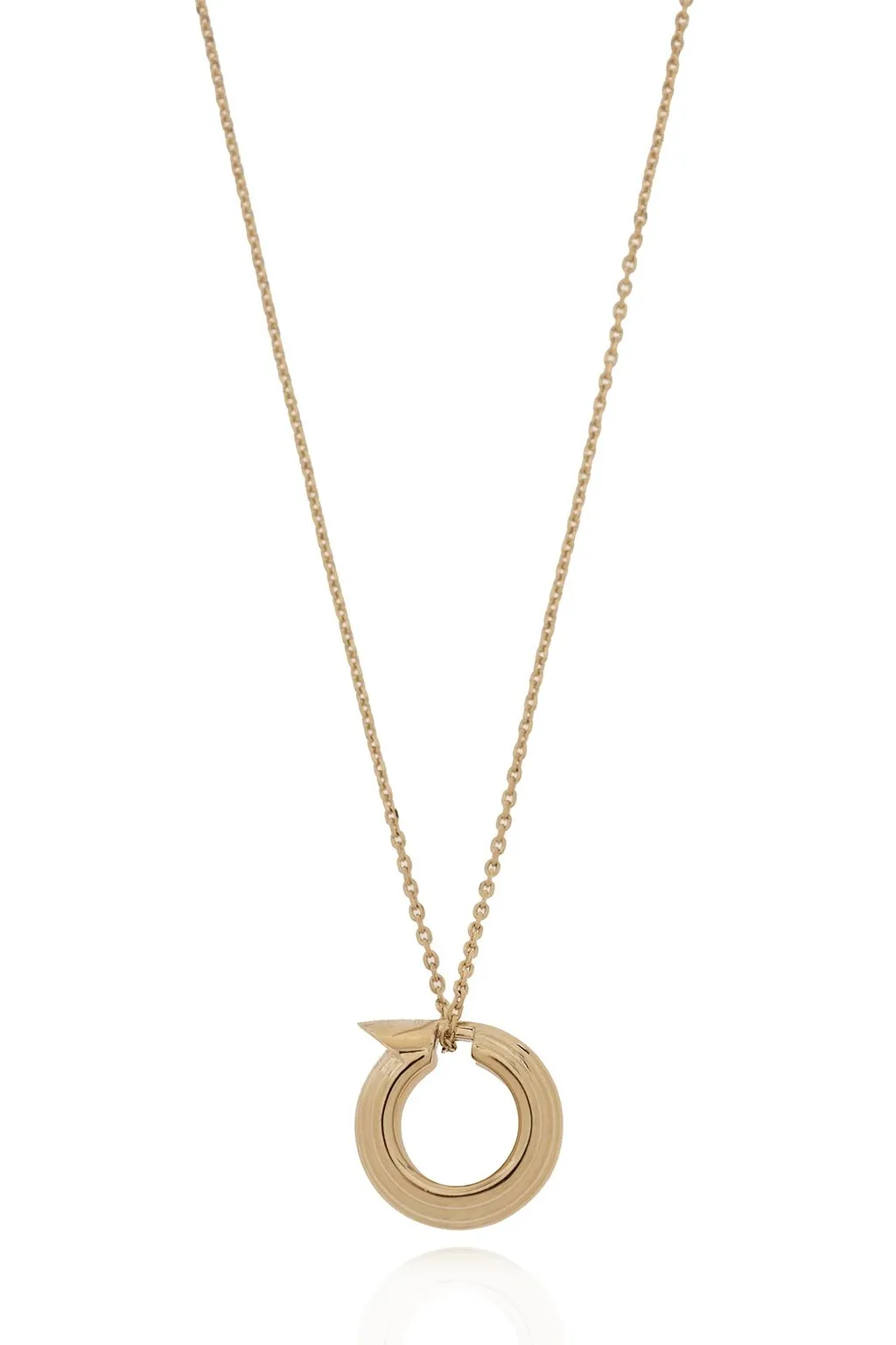 Asymmetric Gancini Pendant Necklace