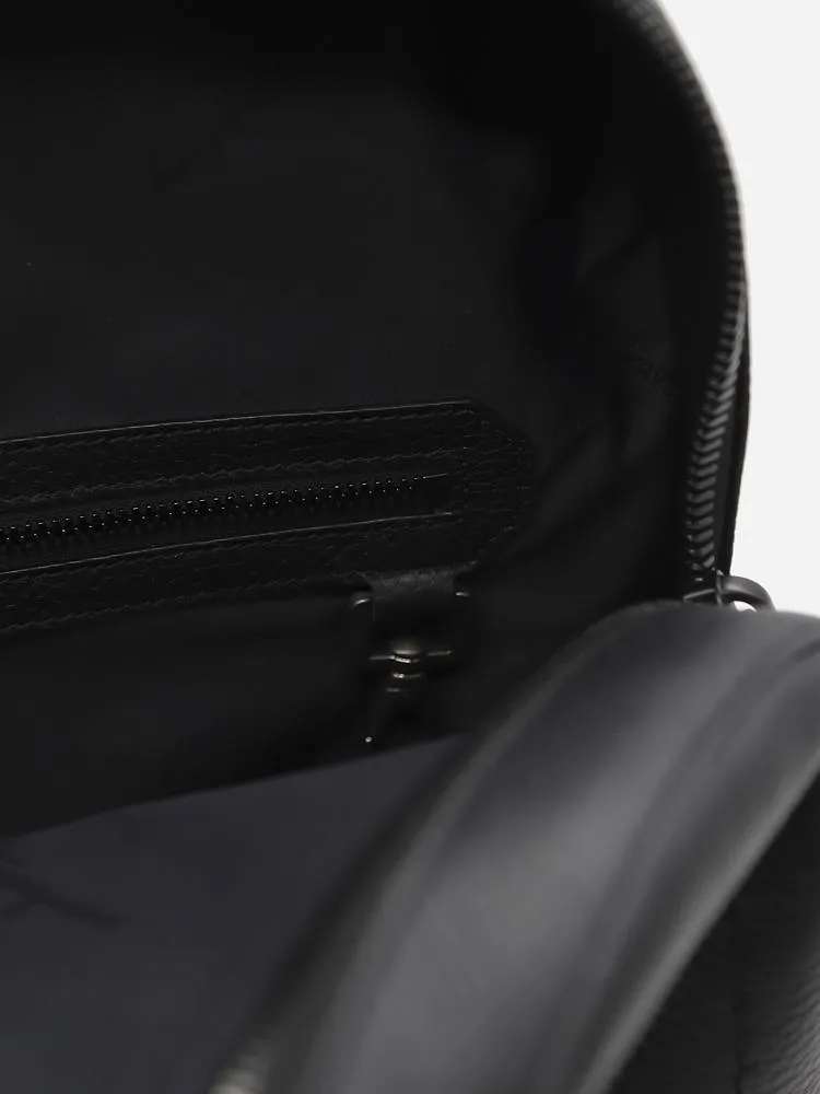 Ferragamo Logo Embroidered Zipped Backpack