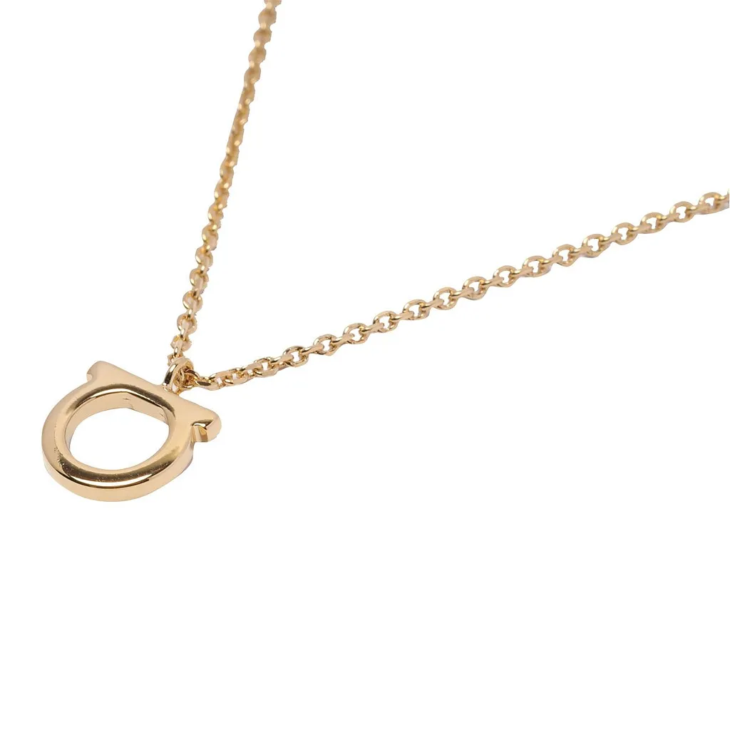 Ferragamo Gancini Chained Necklace
