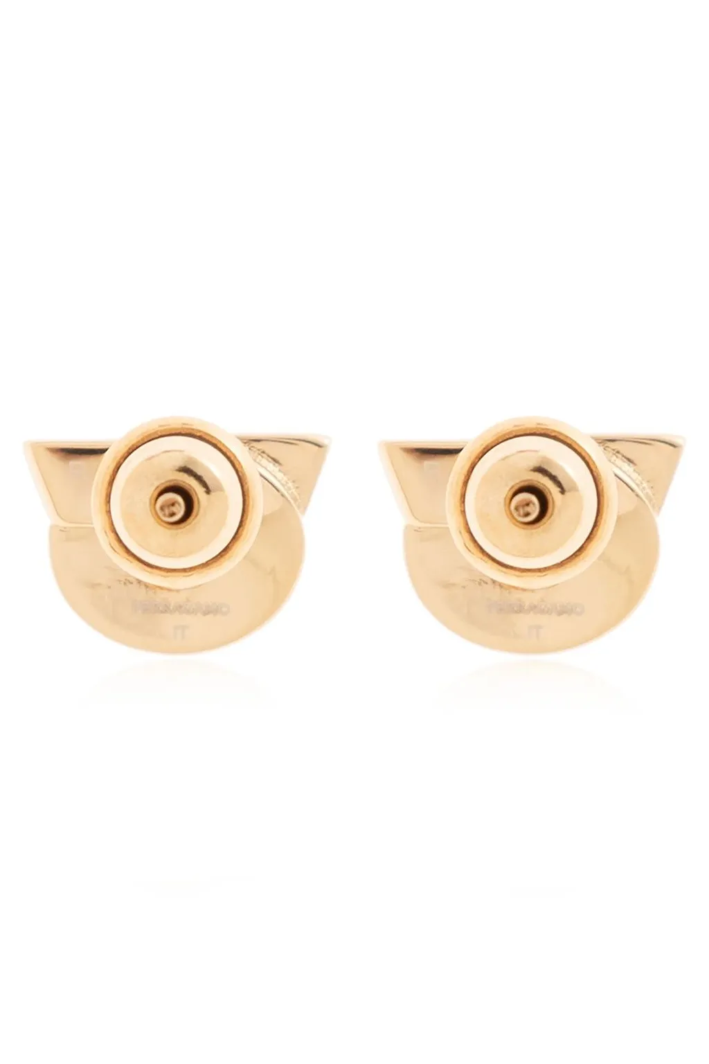 Ferragamo Gancini Embellished Earrings