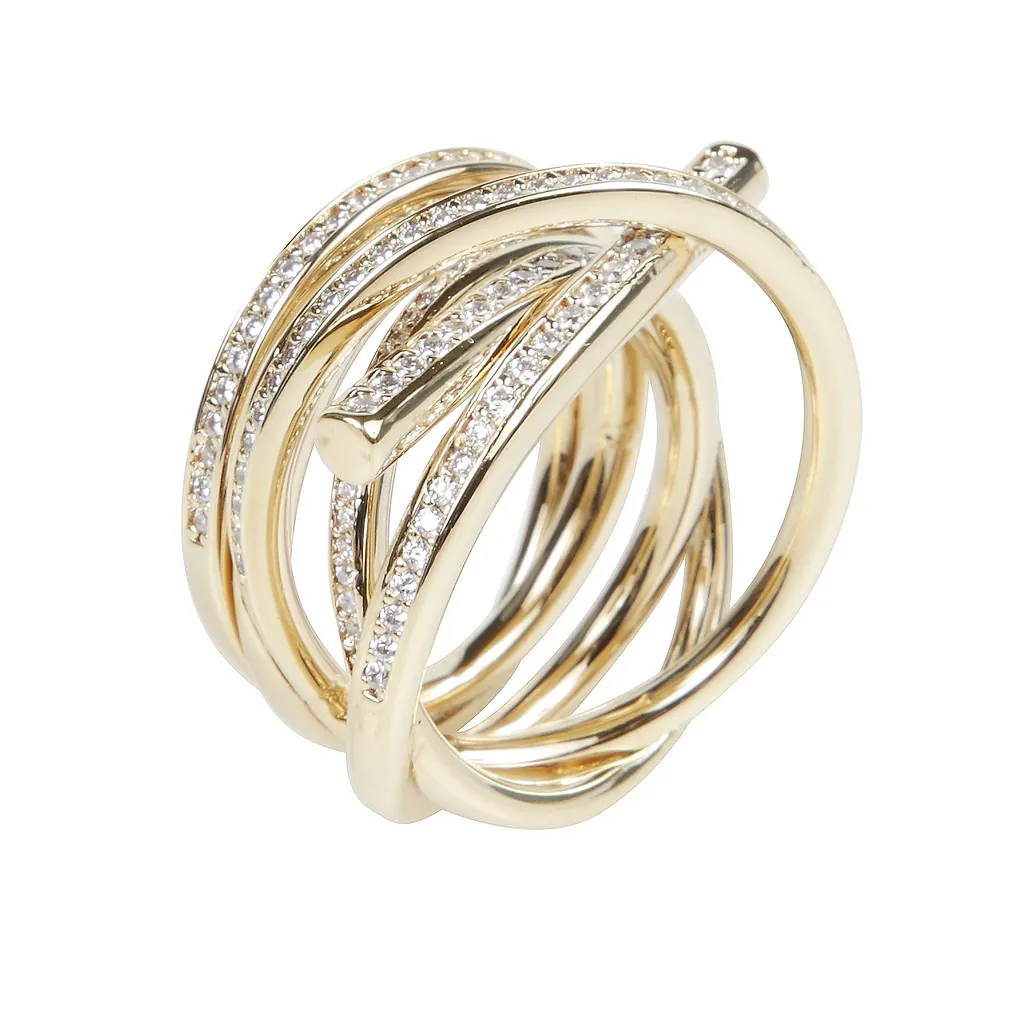 Ferragamo Gancini Embellished Ring