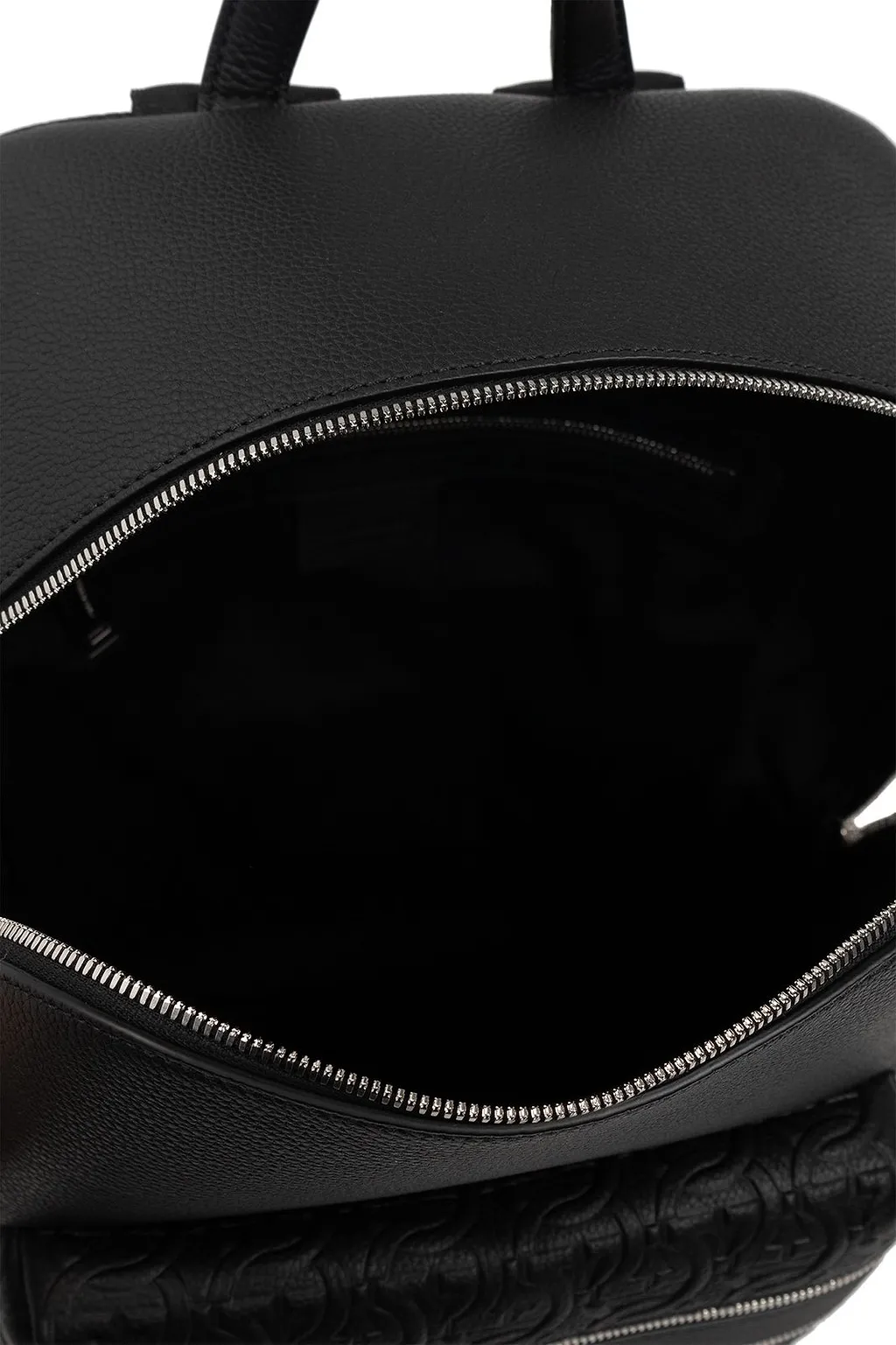 Ferragamo Logo-Embossed Zipped Backpack