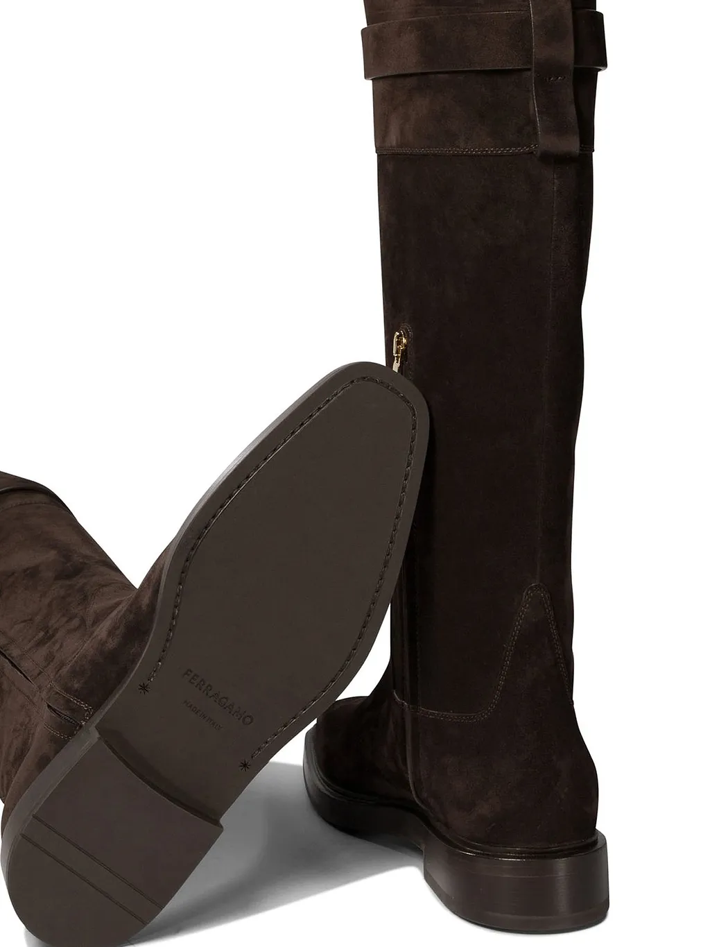 Roly Buckle Detailed Boots