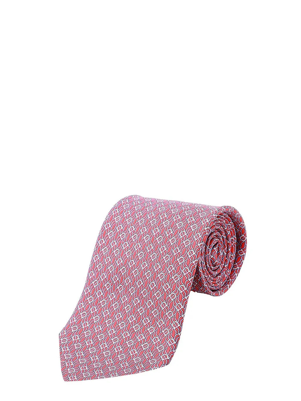 Ferragamo Tetris-Printed Pointed-Tip Tie