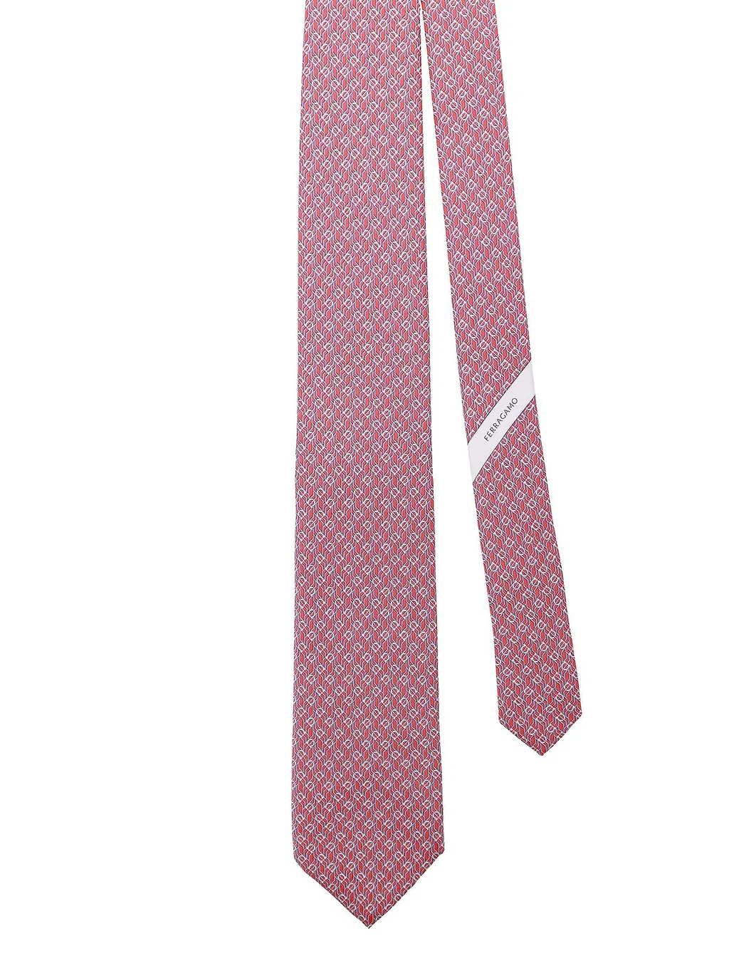 Ferragamo Tetris-Printed Pointed-Tip Tie