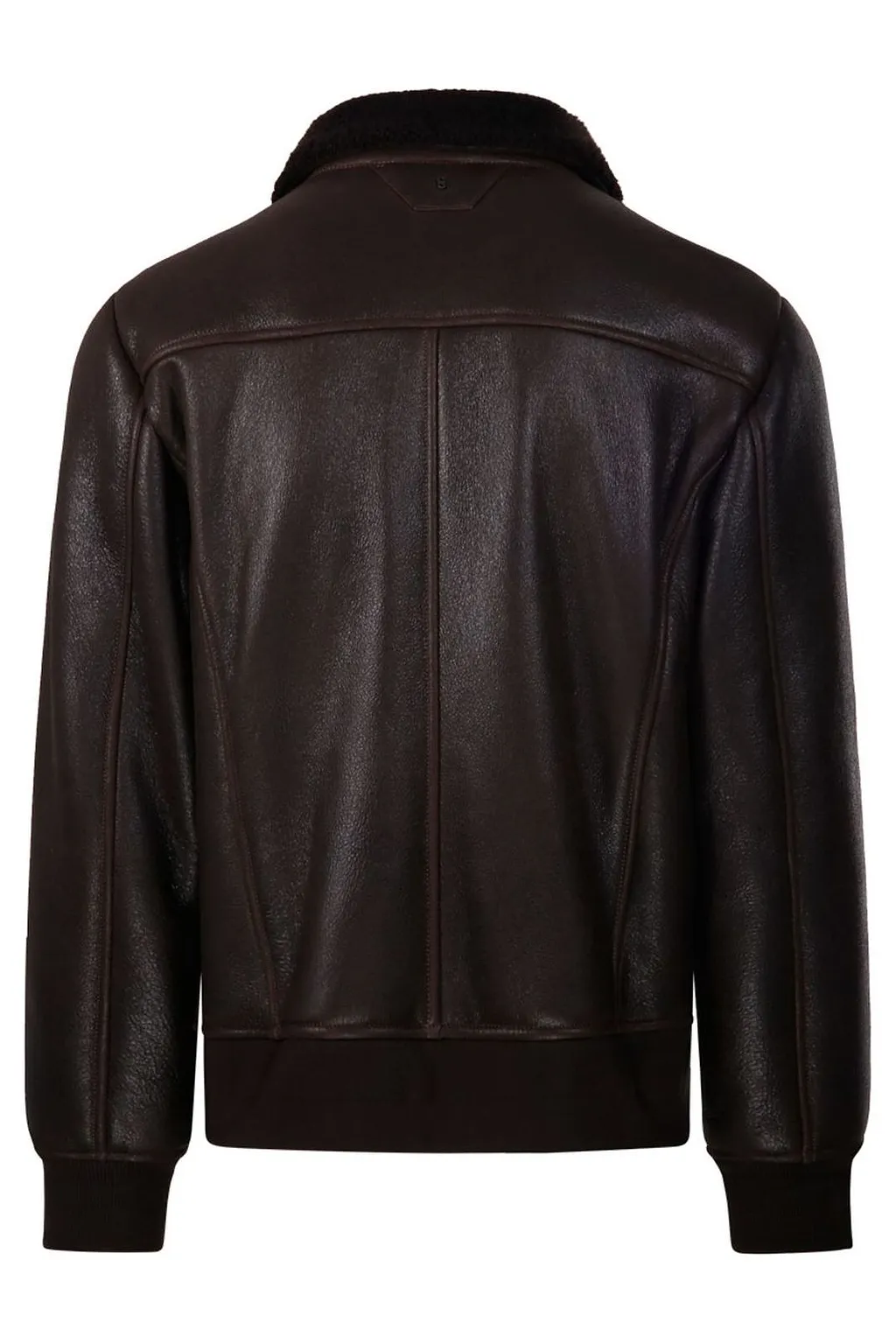Shearling Collar Bomber Jacket