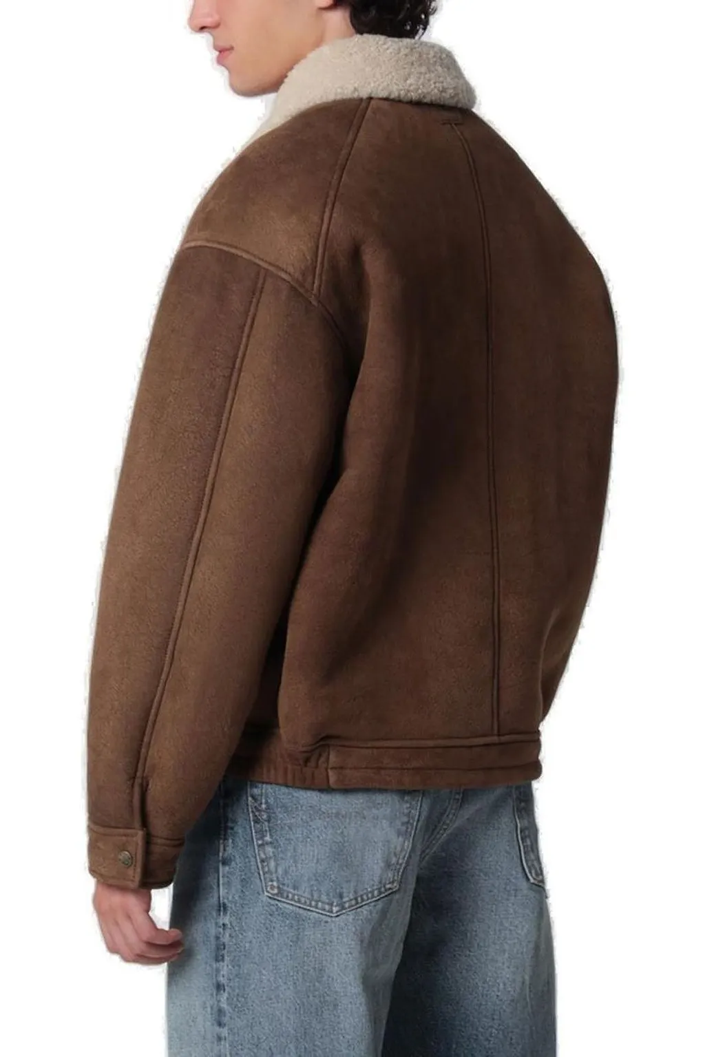 Salvatore Santoro Shearling Detailed Zip-Up Jacket