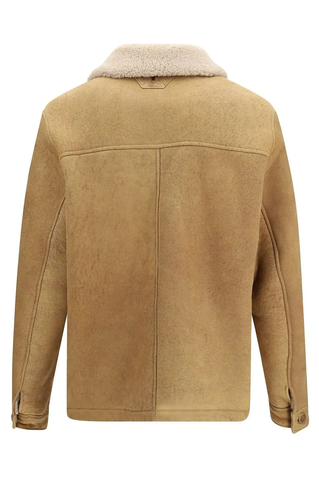 Shearling Collar Button Jacket