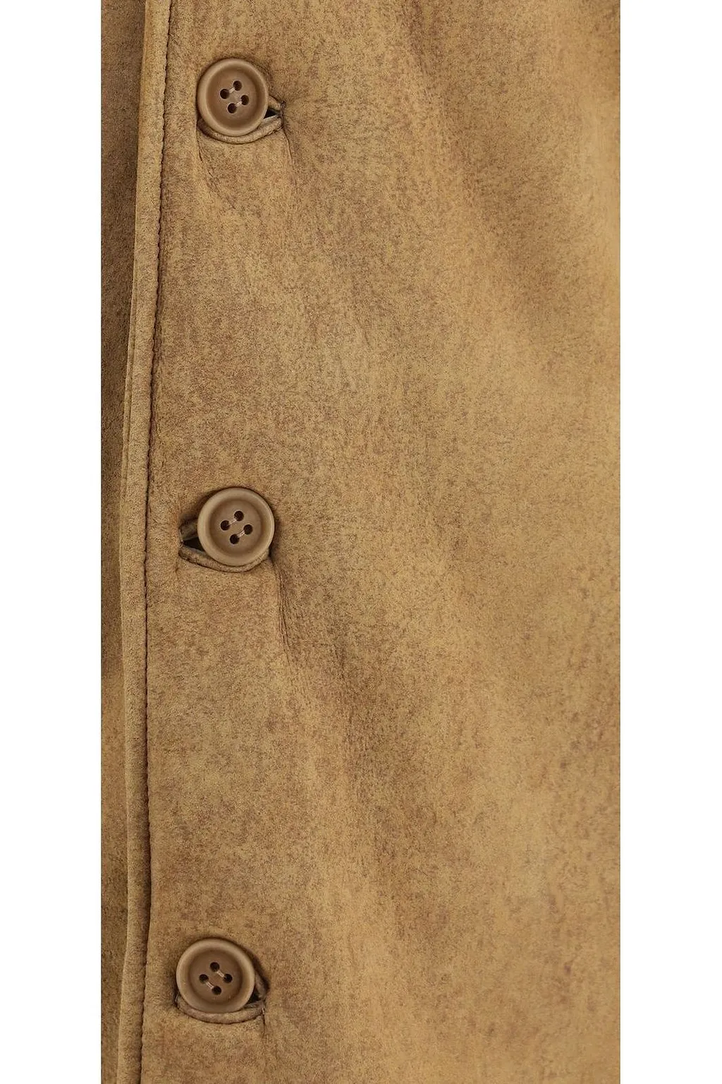 Shearling Collar Button Jacket