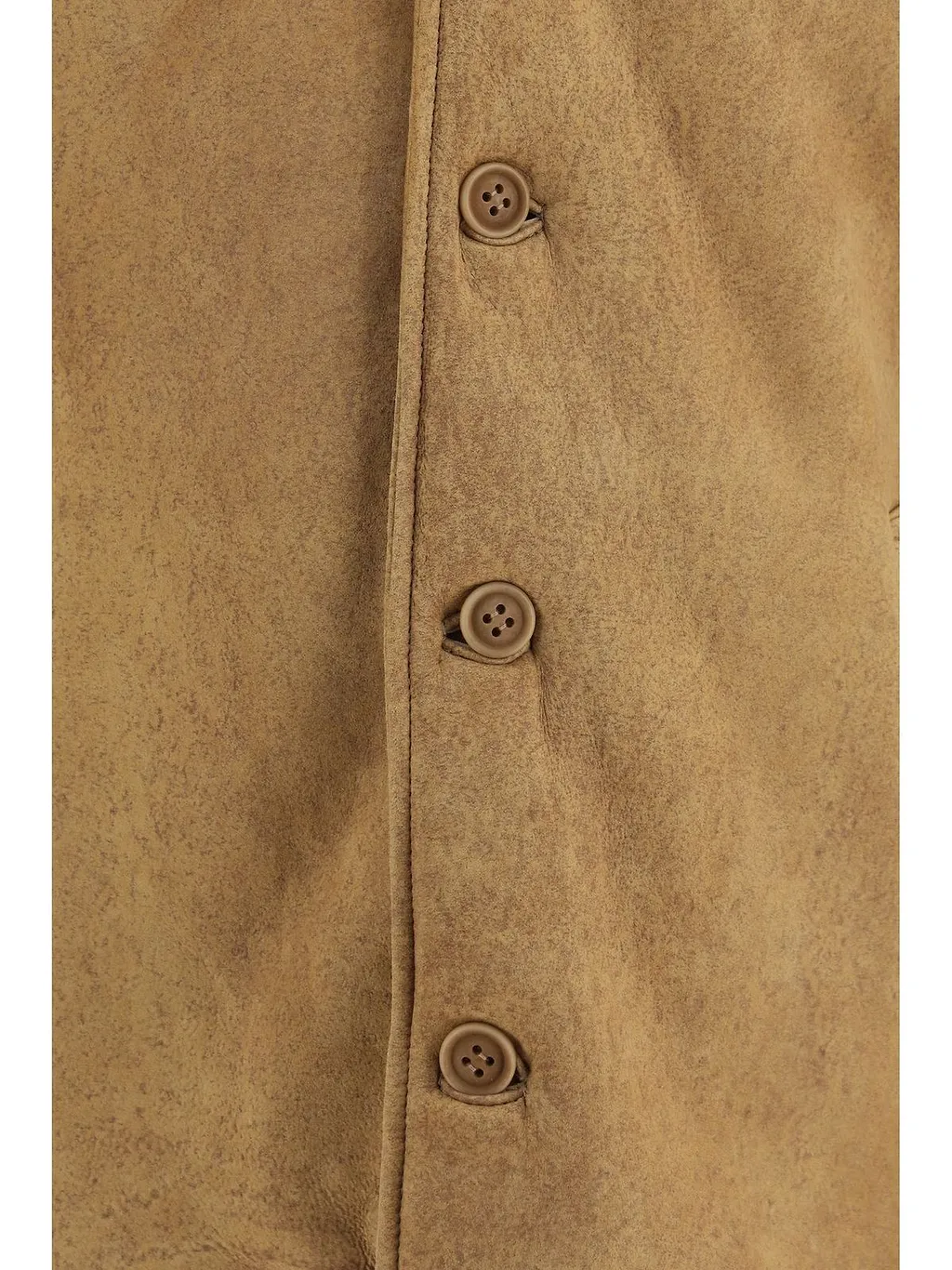 Shearling Collar Button Jacket
