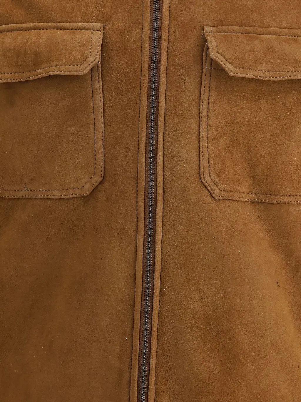 Shearling Zip-Up Jacket