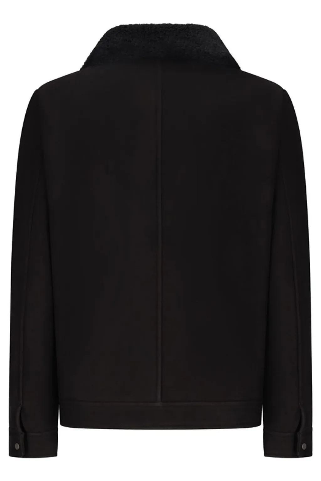 Shearling Zip-Up Jacket