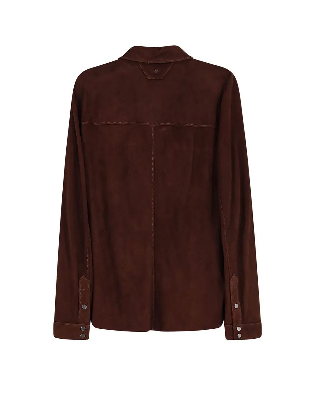 Salvatore Santoro Snap-Button Suede Shirt