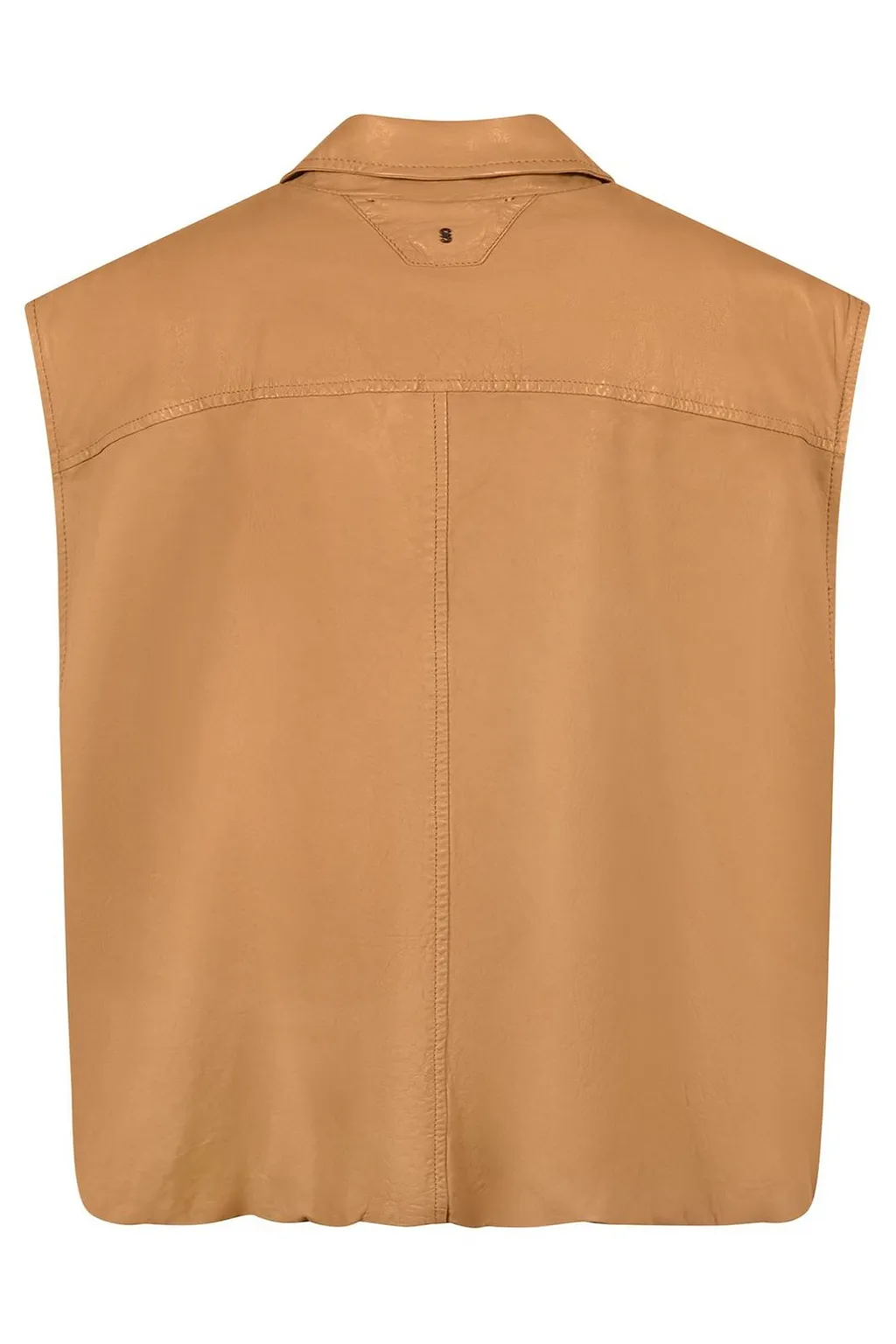 Salvatore Santoro Zipped Leather Gilet