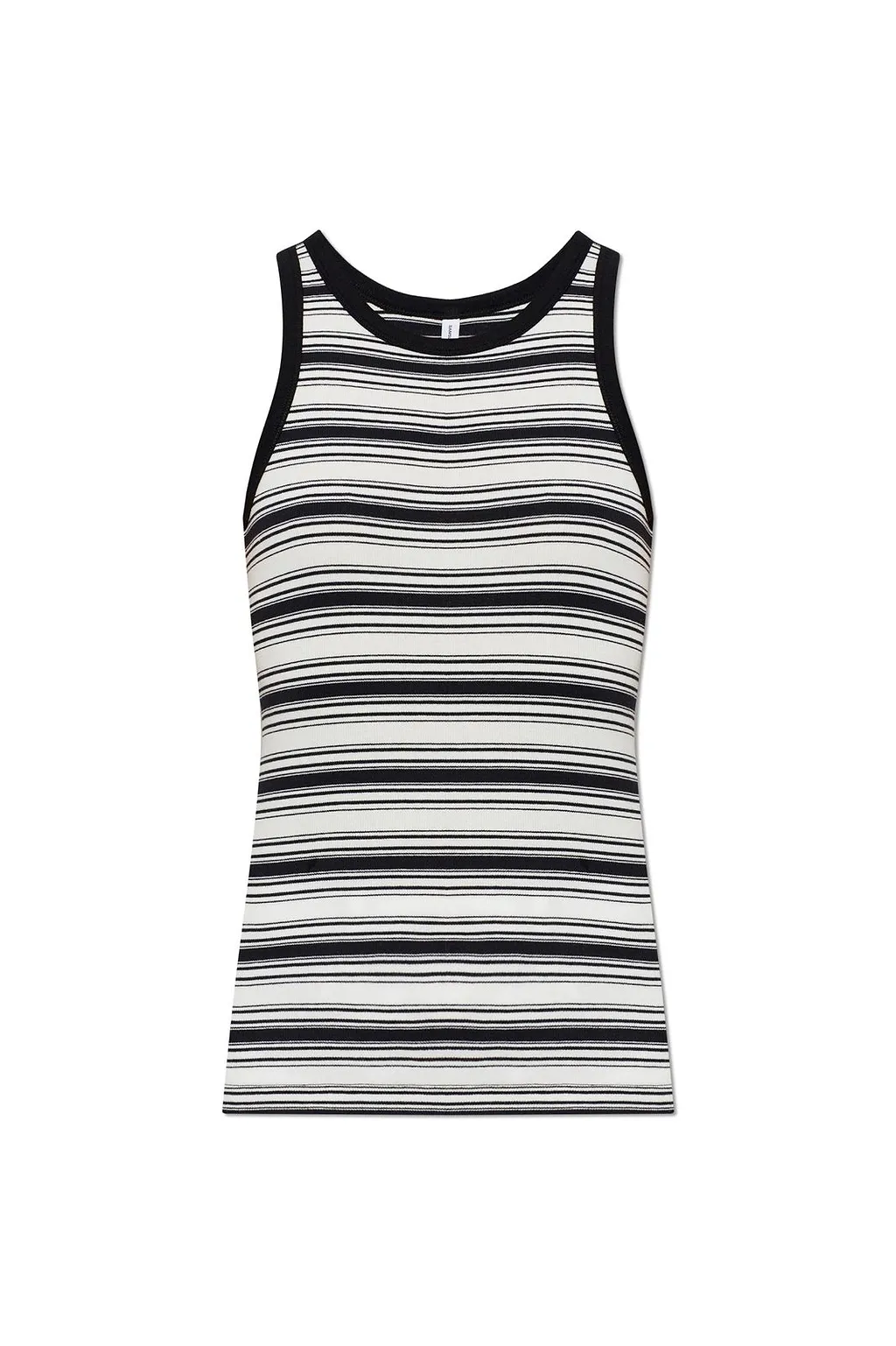 Alexo Striped Ribbed Tank Top