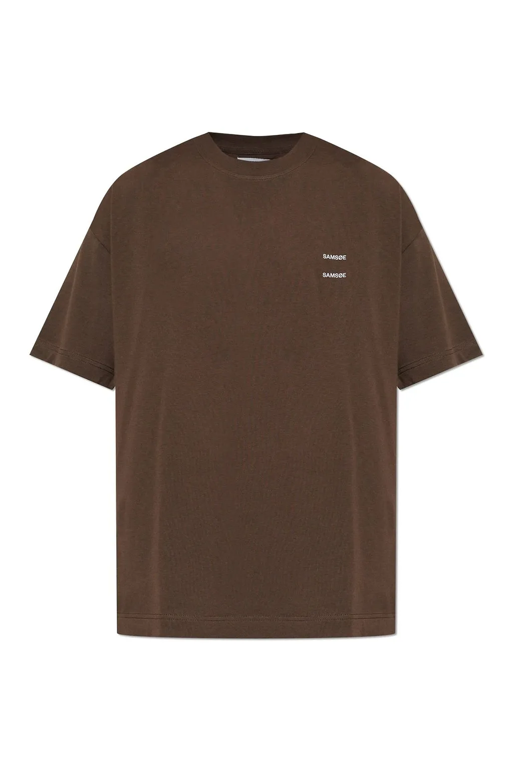 SamsØE SamsØE Joel Logo Crewneck T-Shirt