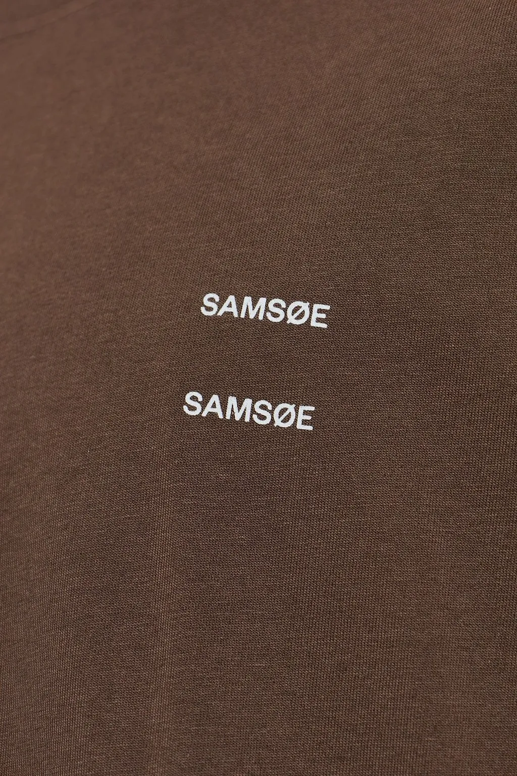 SamsØE SamsØE Joel Logo Crewneck T-Shirt