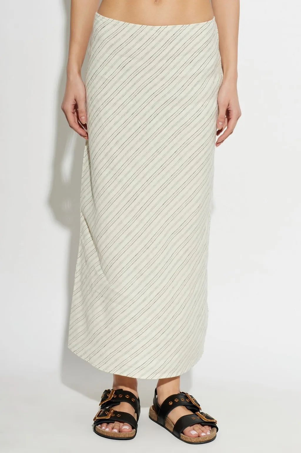 Saagneta Striped Maxi Skirt