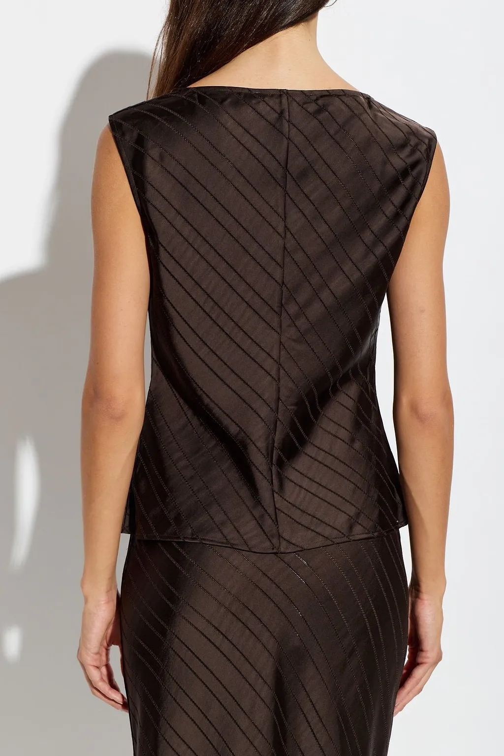 Saagne Textured Sleeveless Top