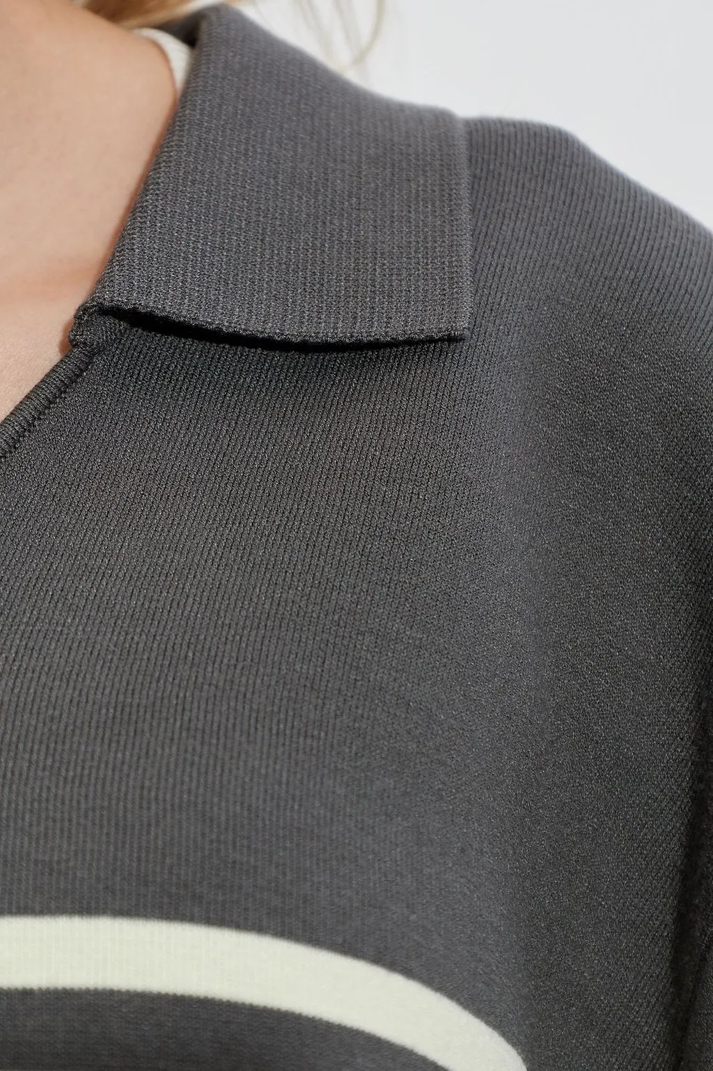 SamsØE SamsØE Saanne Striped Polo Sweater