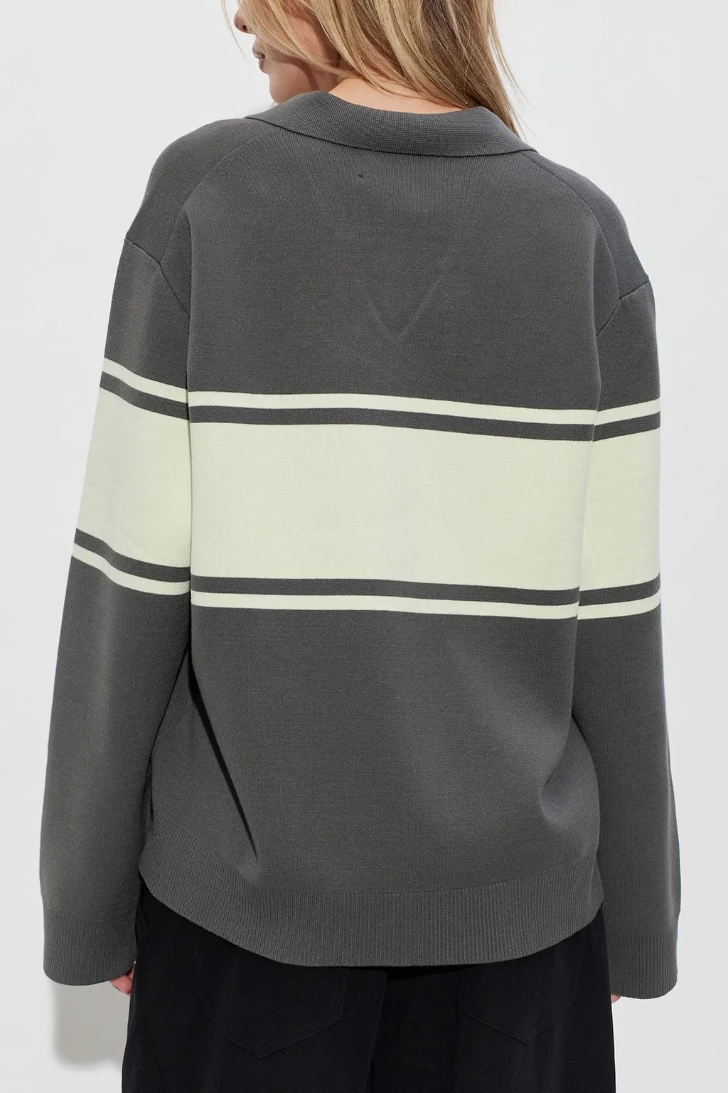 SamsØE SamsØE Saanne Striped Polo Sweater