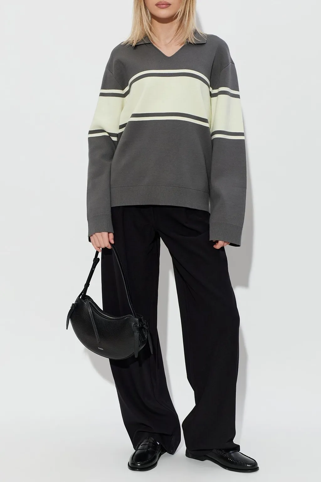 SamsØE SamsØE Saanne Striped Polo Sweater