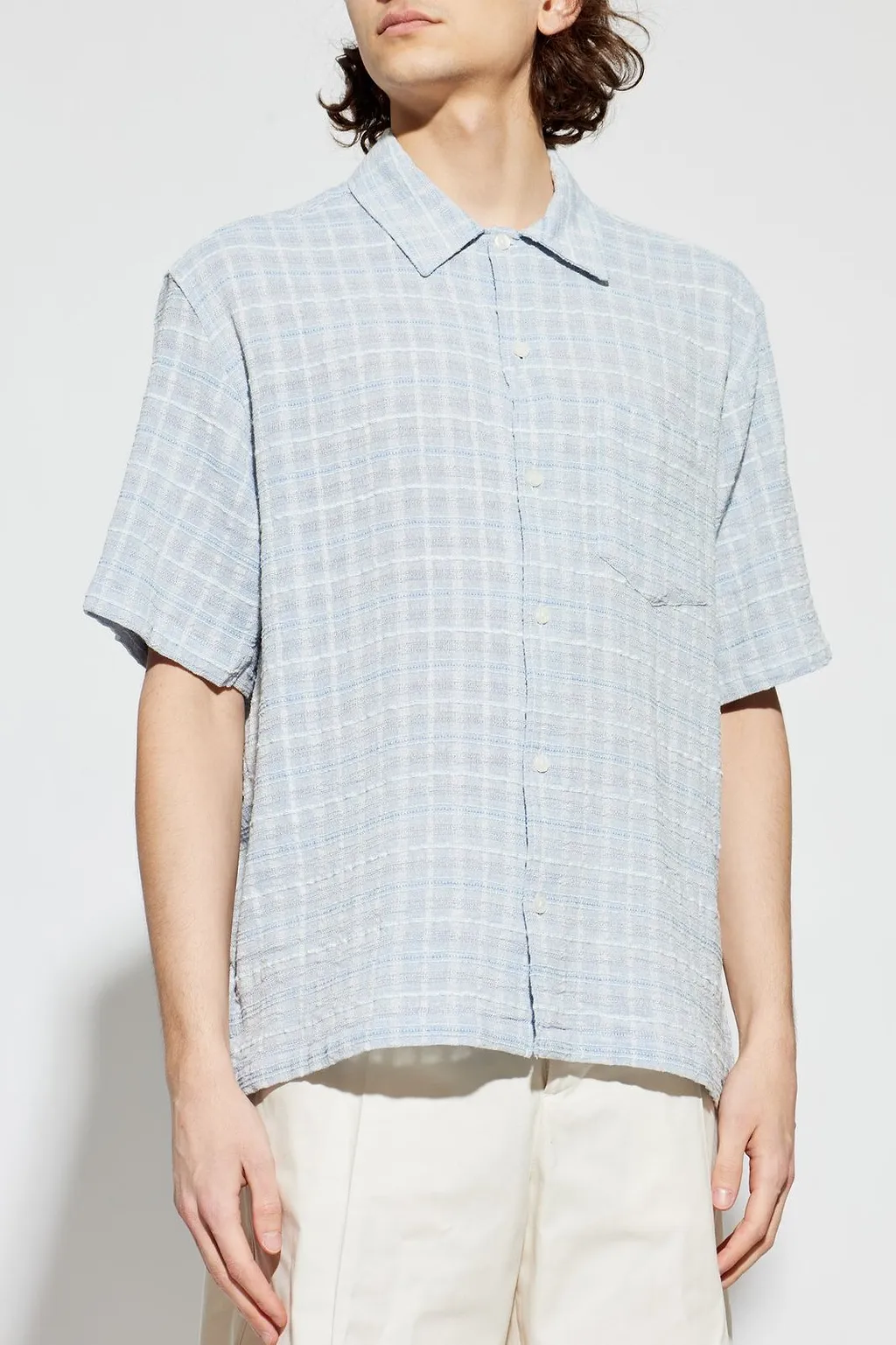 Saayo Textured Short-Sleeve Shirt