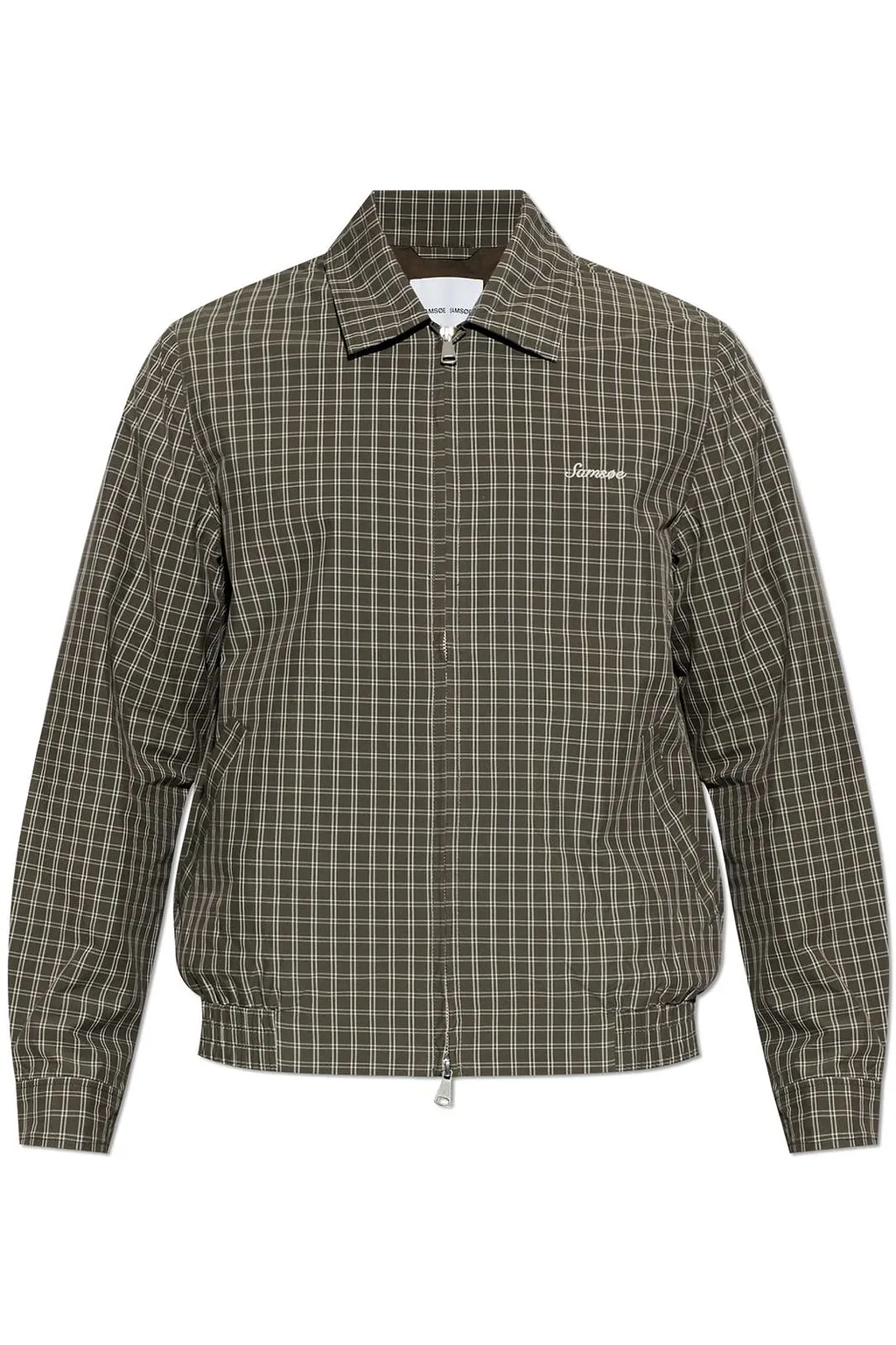 SamsØE SamsØE Sabeck Checked Zip Jacket
