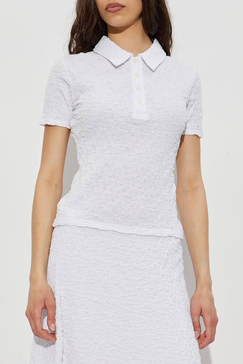 SamsØE SamsØE Sadaisy Textured Polo Top