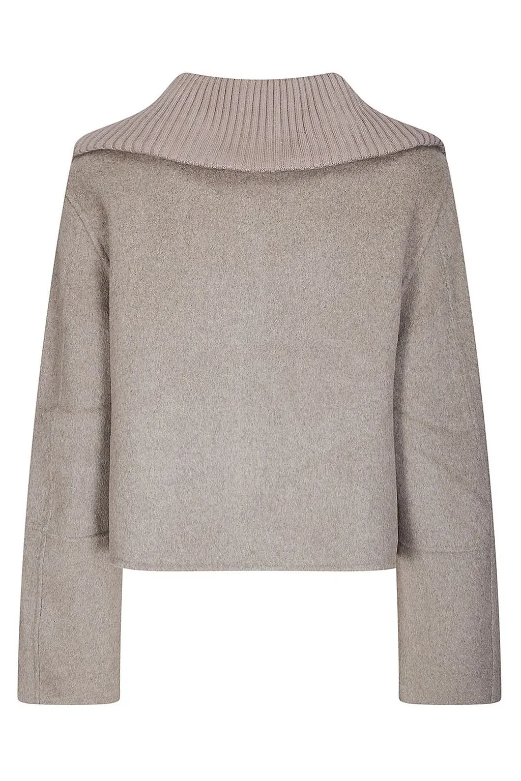 Sacleo Ribbed Collar Jacket