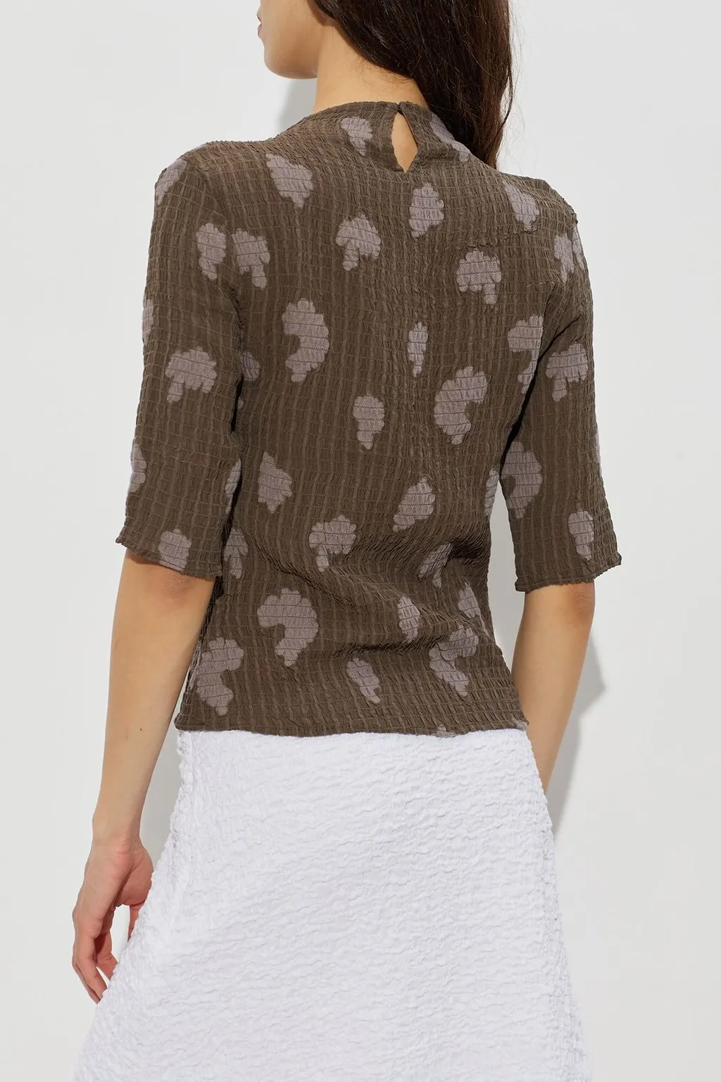 Safrida Textured Pattern Top