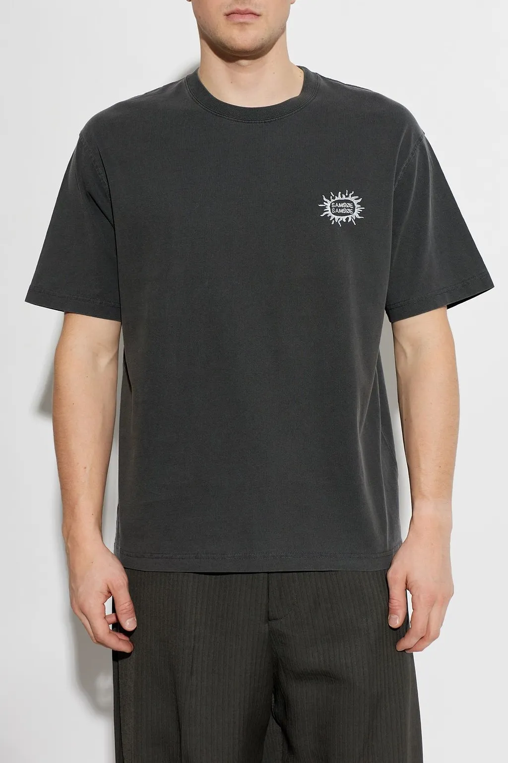 SamsØE SamsØE Sagergei Logo Print T-Shirt