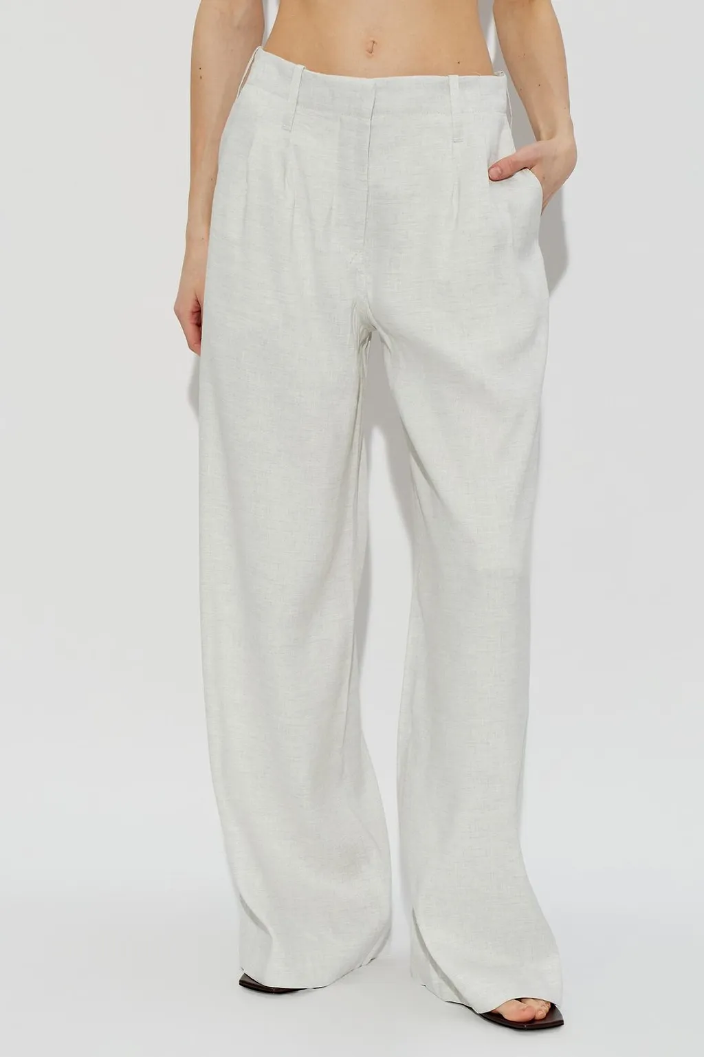 Saiben Pleated Wide-Leg Pants