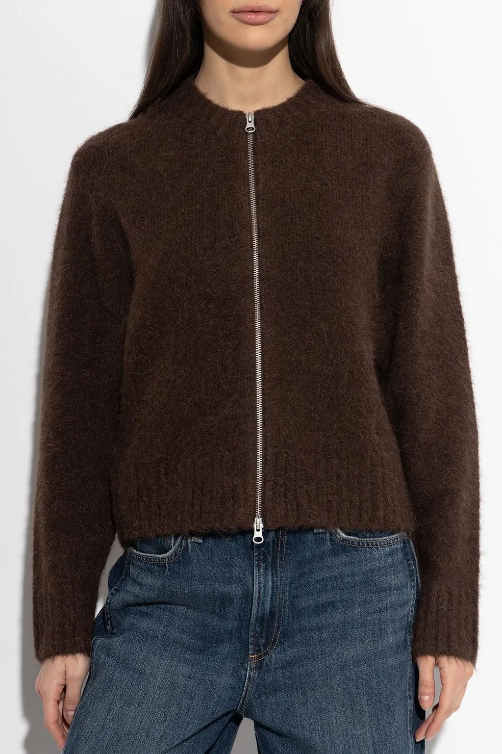 Sajeanine Zip-Up Cardigan